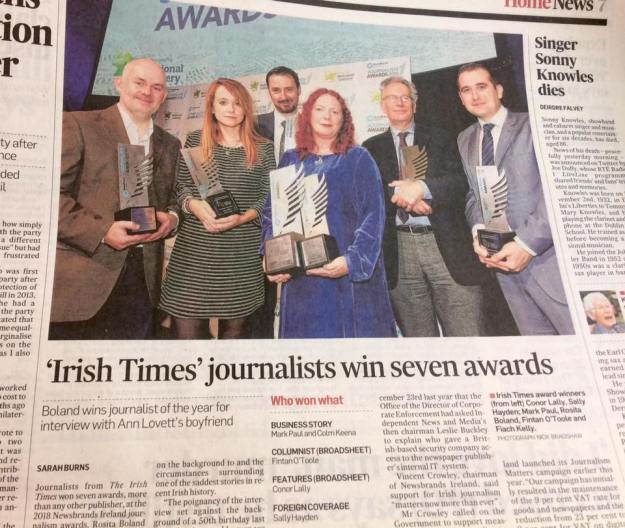 Irish Times foreign cor